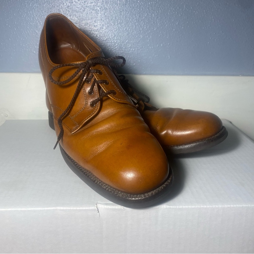 Allen Edmonds Tan Oxfords Dress Shoes Men’s Size 12